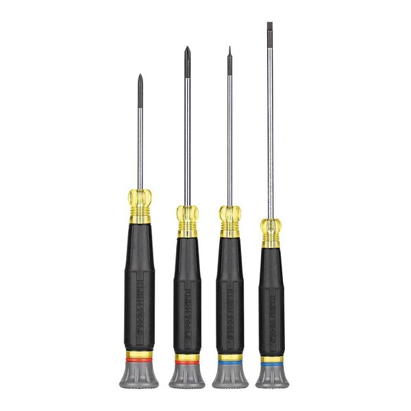 Klein Tools Precision Screwdriver Set, Slotted, and Phillips 4-Piece 85615